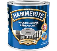 Hammerite Vernice protettiva per metallo, antiruggine, 0,7 l, colore: argento lucido