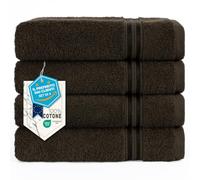 Hammetex Asciugamani 50x100 cm Set da 4 - 100% Cotone Spugna - Certificati OEKO-TEX - Morbidi, Assorbenti - con Asola per Appendere