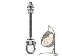 Hammock Hooks, Heavy-Duty Hanger Set, 1500lbs Load Capacity Anti-Slip Mount, Secure Ceiling & Wall Brackets, for Swing Chairs, Camping Gear, Backyard, Porch, Or Travel Use