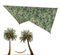 Hammock Rain Fly - Portatile Tent Tarp Cover, Durable Weatherproof Fabric Build, Quick Setup Shelter Design, Compact Carry Storage Solution | Campeggio, Hiking Trips, Protezione, Wilderness