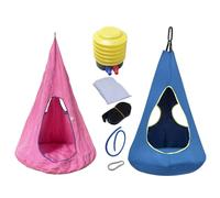 Hammock Swing Chair - Sensory Swing | Resistant Fabric, Durable Frame With Rope Hanging Kit,Multifunctional Breathable Comfortable Material,For Yard Living Room,Garden Patio Balcony,Hanging Chair