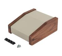 Hammond 1456CE2WHCWW Cassa Inclinata 146x127x58,5mm Legno/Alluminio Noce/Beige