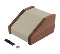 Hammond 1456CE3WHCWW Cassa Inclinata 146x127x81mm Legno/Alluminio Noce/Beige