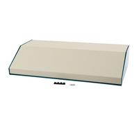 Hammond 1456NEK4WHBU Involucro Inclinato 254x152x102mm Alluminio Blu/Beige