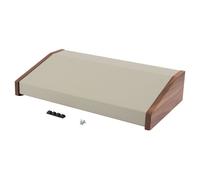 Hammond 1456PH3WHCWW Cassa Inclinata 217x356x83.5mm Legno/Alluminio Noce/Beige