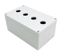 Hammond 1554MPB4 22.5mm a Pressione Recinto 200x120x90mm Policarbonato Grigio