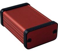 Hammond Electronics 1455D601RD 1455D601RD - Alloggiamento profilato, 60 x 45 x 25, in alluminio, colore: rosso, 1 pezzo