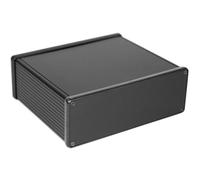 Hammond 1455U1602BK Nero Estruso Allume Recinto Plastica Castoni 160x191x66mm