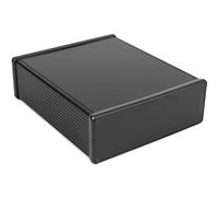 Hammond Electronics 1455U2201BK - Alloggiamento universale 220 x 191 x 66, in alluminio estruso nero (elox