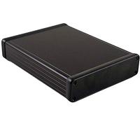 Hammond Electronics 1455U2202BK - Alloggiamento universale 220 x 191 x 66 in alluminio estruso trasparente (