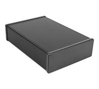Hammond Electronics 1455U2802BK - Contenitore Elettronica, Custodia Universale in Alluminio Estruso (Anodizzato), 80 x 54 x 23 cm