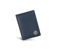 HAMMONDS FLYCATCHER Porta carte RFID unisex in pelle nera (CC601V), Blu di Prussia, Minimalista