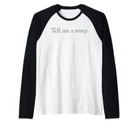 Hamnet Tell Me A Story Door Front & Back Maglia con Maniche Raglan