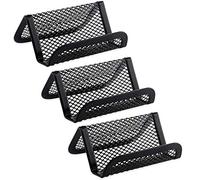 Hamosky Metal Mesh Porta Biglietti Da Visita Per Scrivania Porta Biglietti Da Visita Da Ufficio Mesh Collection Organizer Per Scheda Nome, Capacità 50 Carte