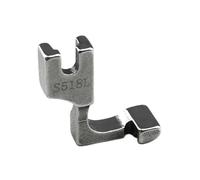 HamPaesk 1 pz S518L/T168 Piedino premistoffa for Cerniera Invisibile Piatta in Acciaio for Macchina da Cucire Industriale Casuale a Punto Annodato su Un Solo Lato