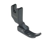 HamPaesk 1 Set di Piedini for Cerniere Strette in Acciaio al Titanio Nero P360 P361 for Macchine da Cucire industriali a Punto Annodato con ago Singolo(P360 Foot)