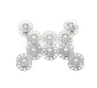 HamPaesk 10 Bobine for Macchina da Cucire in Acciaio Inossidabile, Argento, Accessori for Utensili Artigianali, Bobina for Singer, Brother, Toyota, Janome, Elna, Bernina