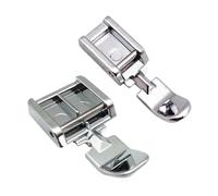 HamPaesk 2 Piedini premistoffa for Cerniere for Tutte Le Macchine Juki con Attacco Basso a Scatto Singolo Euro-PRO Kenmore White