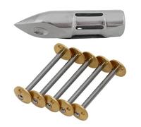 HamPaesk 5 Pezzi 8228 Bobine Lunghe e Capsula Porta Bobina VS Shuttle 8327 for Accessori for Macchine da Cucire a Pedale Singer 27 28 127 128(4)