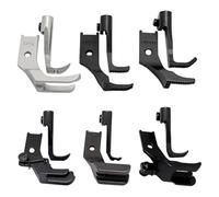 HamPaesk 6 Set di Piedini premistoffa Ricambio for Cerniere for JUKI DNU-1541 CONSEW Singer Brother Accessori for Macchine da Cucire