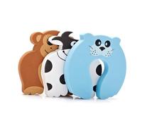 HAMPPLIES 10 Fermaporta in EVA e Durevole per Blocca Facile Installare per Sicurezza Casa Blu Sfumato