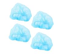 HAMPPLIES 10 pezzi Cuffie Non Tessute Blu per e Pulizia Leggere e Traspiranti Protezione Igienica per Ospedali Laboratori e Servizi Alimentari