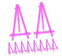 HAMPPLIES 10 Pezzi Mini Cavalletti da Esposizione Regolabili in Plastica per Foto e Disegni Supporto per Telefonini Carte e Collezionabili Adatto Casa Negozio e Mostre