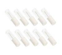 HAMPPLIES 10 Tubi per Lucidalabbra Vuoti da 1.2ml in Plastica Bianca, Facili da Trasportare per Principianti Indoor che Outdoor