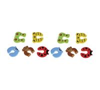 HAMPPLIES 10pezzi Fermaporta in Eva Antischiacciamento Per Per Dei Ragazzo Ragazza Ragazza Chiavistello Chiusura Resiste Agli Urti e Non Ammaccare Gli Stipiti