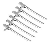 HAMPPLIES 12 pezzi Fermagli in Acciaio Inossidabile Clip per Capelli Resistenti Fermagli Becco d Oca per Parrucchieri e Uso Quotidiano Facili da Usare e Portatili