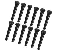 HAMPPLIES 12 pezzi Perni Ponte Chitarra Acustica in Materiale Resistente Piroli Accordatura per Folk e Ukulele Pin Fissi per Corde con Superficie Liscia Accessori Sostituzione per Musicisti
