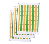 HAMPPLIES 126 pezzi Adesivi Temporanei Bandiera India per Viso e Corpo Stickers Impermeabili per Tifo Calcio Coppa Europa Decorazioni Sportive Creative e Sicure