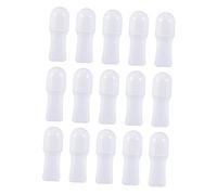 HAMPPLIES 15 Pezzi Bottiglie Ricaricabili con Applicatore Roll in Plastica Durevole per Essenziali Profumi e Deodoranti Contenitori Portatili per Viaggio