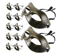 HAMPPLIES 15 Pezzi Maschere Veneziane Mezza Faccia Vintage Anticate per Uomo e Donna Maschera da Ballo in Maschera e Carnevale Maschere da Festa Halloween e Cosplay Eleganti