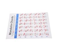 HAMPPLIES 1pezzi Tabella degli Accordi per Mandolino Note sulla Tastiera Accordi Maggiori Minori Settima Aumentati Diminuiti Adatto per Principianti Insegnanti Cantautori Leggero