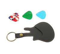 HAMPPLIES 1set Custodia Per Plettri Chitarra Con Plettri Portatile Per Chitarra e Ukulele Accessori Essentials