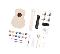 HAMPPLIES 1set Ukulele Per Kit Per Costruire e Dipingere Proprio Ukulele Facile Da Assemblare Per Genitori e Figli Strumento Musicale Creativo Per Iniziare Suonare