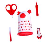 HAMPPLIES 1set Unghie Per Ragazzo Ragazza Kit Di Manicure e Pedicure Sicuro e Comodo Per Ragazzo Ragazza Design Adorabile e Funzionale Include Forbicine e Limetta Per La Del Tuo