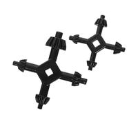 HAMPPLIES 2 Pezzi Chiave Mandrino Trapano Multiuso in Acciaio per Trapani Portatili Impugnatura Ergonomica Comfort Strumento per Serraggio e Allentamento Accessori Grande e Piccolo