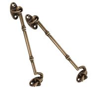 HAMPPLIES 2 Pezzi Di Serrature Per Porte E Finestre In Ottone Gancio Per Porta A Zanzariera Gancio Per Porta A Zanzariera