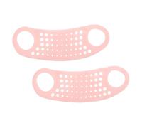 HAMPPLIES 2 pezzi Fascia Viso Lifting Shaped Riutilizzabile in Silicone Flessibile Riduttore Doppio Mento con Cintura Sollevamento Mento per Donne Esercitatore Tonificante Antisagging per