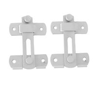 HAMPPLIES 2 pezzi Serratura Scorrevole Acciaio Inossidabile per Porte e Recinti Chiavistello Resistente e Anticorrosione Adatta per Finestre Gabbie per Animali e Porte Doppie