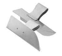 HAMPPLIES 2 Pezzi Strumenti per Angoli Cartongesso Acciaio Inox Spatole per Intonaco Angoli Interni Ed Esterni Utensili Ergonomici per Finitura Pareti Interne Ed Esterne per Ristrutturazioni