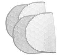 HAMPPLIES 2 Pezzi Tappetini Fasciatoio Riutilizzabili Grigio a Forma Ellittica Materassini Protettivi Impermeabili Lavabili per Portatili per Cambio Pannolino in Viaggio per Maschi e Femmine