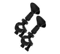 HAMPPLIES 2 Set clip del microfono MORSETTO Gioco staffa microfono microphone stand microfono wireless supporto per microfono senza fili clip per microfono palmare plastica Black