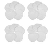 HAMPPLIES 20 Pezzi Coppette Assorbilatte in Cotone Bianco Strati Lavabili e Riutilizzabili Morbide e Traspiranti Assorbenza Elevata per Perdite Latte e Cura Quotidiana Mamme in Allattamento