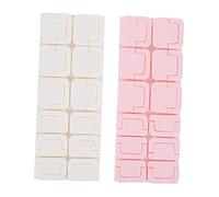 HAMPPLIES 24pezzi Coperture Protettive per Prese di Scossa Elettrica Spine Protettive per Presa Forniture per Prese Impermeabili Adatte Due e Tre Sicurezza per Ragazzo Ragazza Ragazza