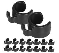 HAMPPLIES 25 pezzi Clip per Cavo Microfono in Plastica Resistente Supporto Fissaggio Cavo per Asta Microfono Organizzatore Antigroviglio Clip Stabile e Durevole per Tubo
