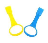 HAMPPLIES 2pezzi Ganci Per Box Da Gioco Per Ragazzo Ragazza Ragazza Anelli Leggeri Per Appendere i Giocattoli Accessori Educativi Per Sviluppo Motorio Supporto Resistente Per Aiutare Stare i
