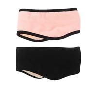 HAMPPLIES 2pezzi Maschera per Dormire e Copriorecchie Paraorecchie per Dormire Blocco Rumore Maschera Occhi su Fianco Regolabili e Comode